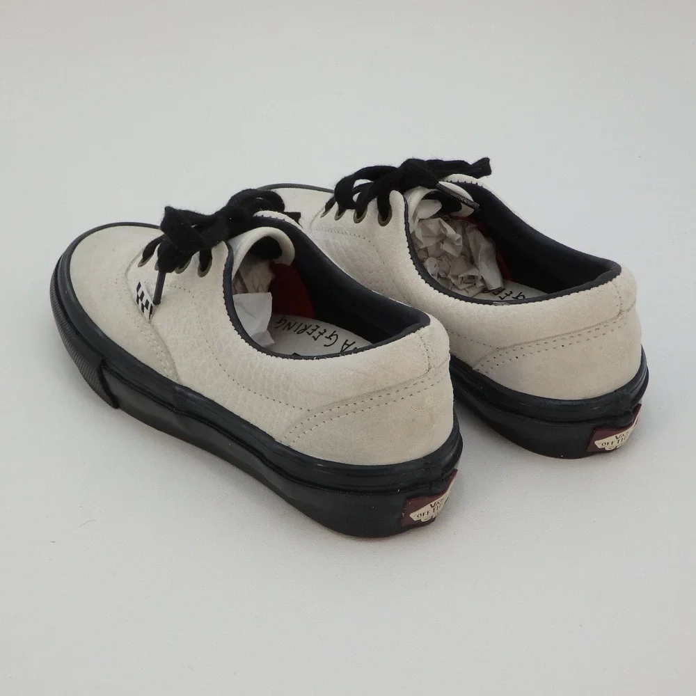 Vans‎ Skate Era Breana Geering Marshmallow White Black Mens Size 4 Duracap